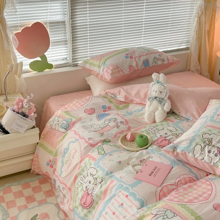 91家纺网 家纺一手货源 找家纺 （总）昔可 2023新款全棉二次元卡通系列四件套