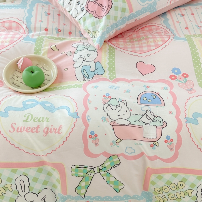 91家纺网 家纺一手货源 找家纺 （总）昔可 2023新款全棉二次元卡通系列四件套