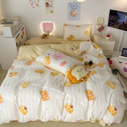 91家纺网 家纺一手货源 找家纺 （总）昔可 2023新款小清新全棉四件套