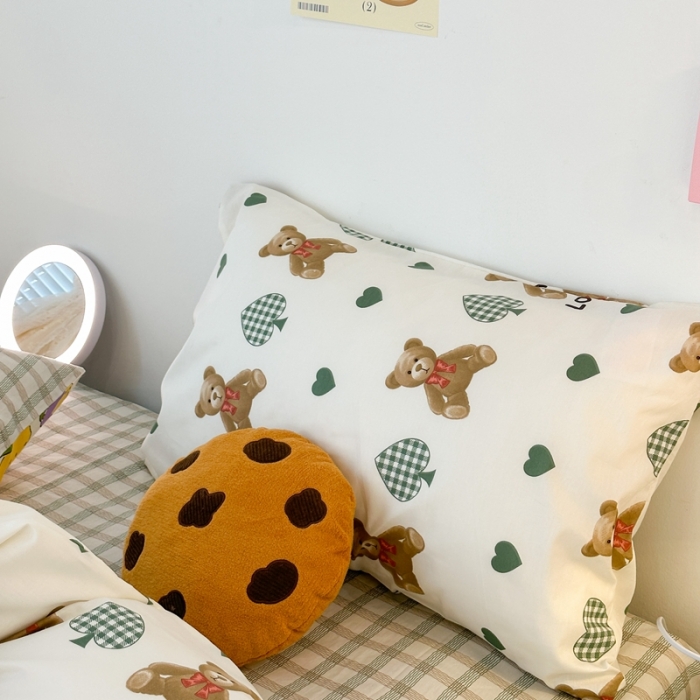 91家纺网 家纺一手货源 找家纺 （总）昔可 2023新款可爱元气卧室新款全棉四件套