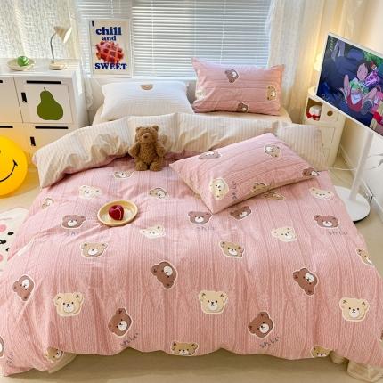 91家纺网 家纺一手货源 找家纺 （总）昔可 2023新款全棉卡通系列四件套