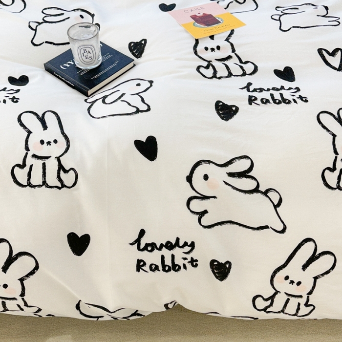 91家纺网 家纺一手货源 找家纺 （总）昔可 2023新款全棉卡通系列四件套