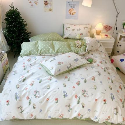 91家纺网 家纺一手货源 找家纺 （总）昔可家纺 2023新款圣诞系列全棉四件套