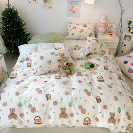 91家纺网 家纺一手货源 找家纺 （总）昔可家纺 2023新款圣诞系列全棉四件套