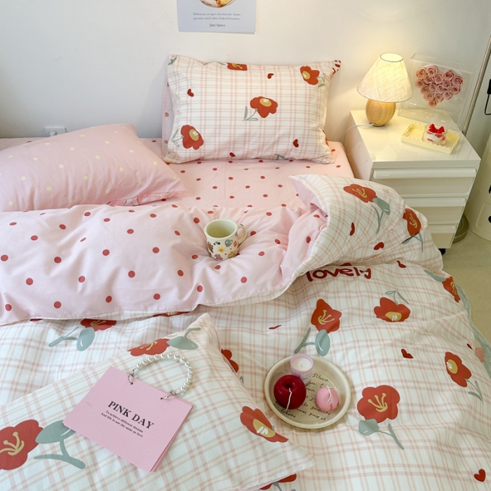 91家纺网 家纺一手货源 找家纺 （总）昔可家纺 2023新款圣诞系列全棉四件套