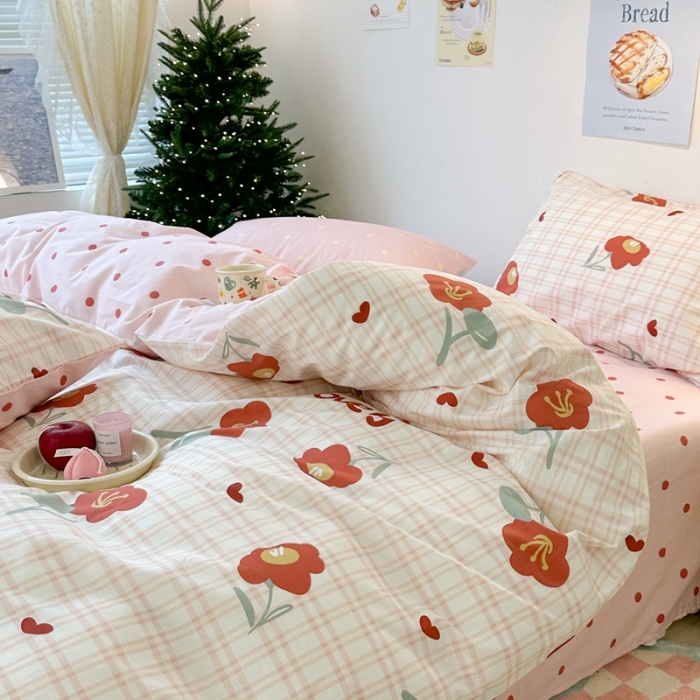 91家纺网 家纺一手货源 找家纺 （总）昔可家纺 2023新款圣诞系列全棉四件套