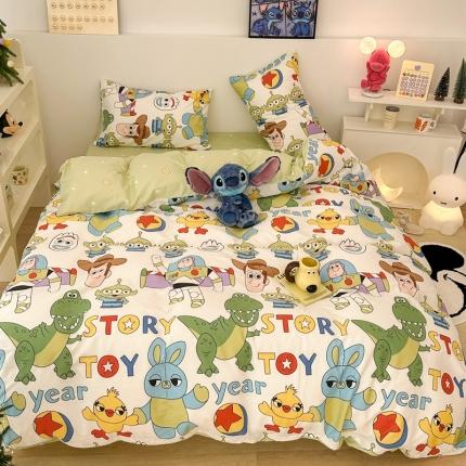 91家纺网 家纺一手货源 找家纺 （总）昔可家纺 2023新款迪士尼系列全棉四件套