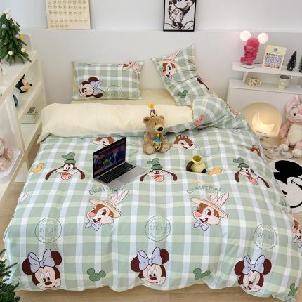 91家纺网 家纺一手货源 找家纺 （总）昔可家纺 2023新款迪士尼系列全棉四件套