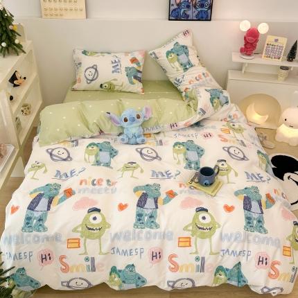 91家纺网 家纺一手货源 找家纺 （总）昔可家纺 2023新款迪士尼系列全棉四件套