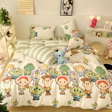 91家纺网 家纺一手货源 找家纺 （总）昔可家纺 2023新款迪士尼系列全棉四件套