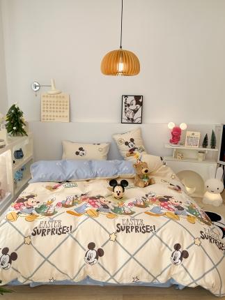 91家纺网 家纺一手货源 找家纺 （总）昔可家纺 2023新款迪士尼系列全棉四件套