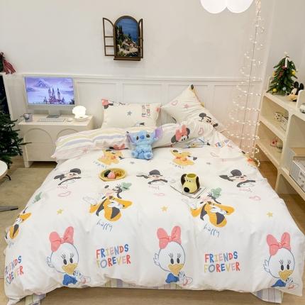 91家纺网 家纺一手货源 找家纺 （总）昔可家纺 2023新款迪士尼系列全棉四件套