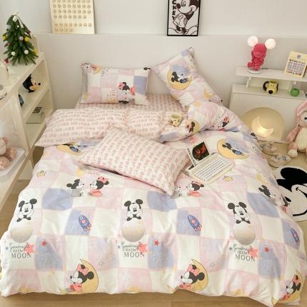 91家纺网 家纺一手货源 找家纺 （总）昔可家纺 2023新款迪士尼系列全棉四件套