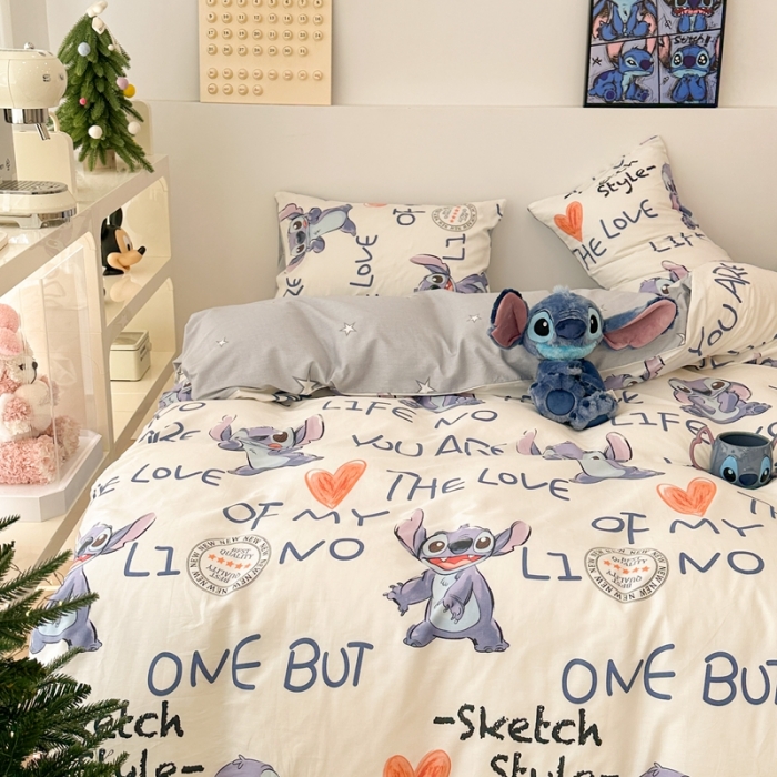 91家纺网 家纺一手货源 找家纺 （总）昔可家纺 2023新款迪士尼系列全棉四件套