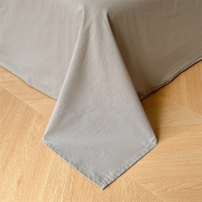 91家纺网 家纺一手货源 找家纺 蓝巢 2023新款全棉色织水洗棉四件套 乔治粉