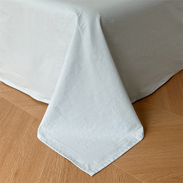 91家纺网 家纺一手货源 找家纺 蓝巢 2023新款全棉色织水洗棉四件套 瑞贝卡兰