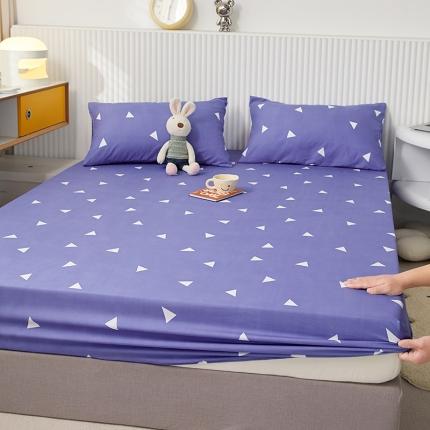 91家纺网 家纺一手货源 找家纺 思诺羽 2024新款亲肤印花防水床笠(所有尺寸均可定制)   浪漫几何