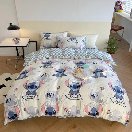 91家纺网 家纺一手货源 找家纺 （总）柚子YOUTH 2023新款40支13372全棉迪士尼系列四件套