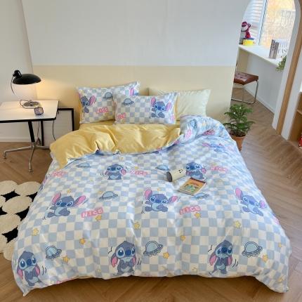 91家纺网 家纺一手货源 找家纺 （总）柚子YOUTH 2023新款40支13372全棉迪士尼系列四件套