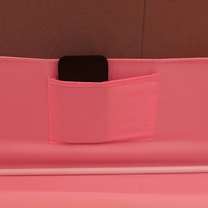 91家纺网 家纺一手货源 找家纺 千逸虹 2024新款防尘坐床回底蚊帐 优梦-粉玉