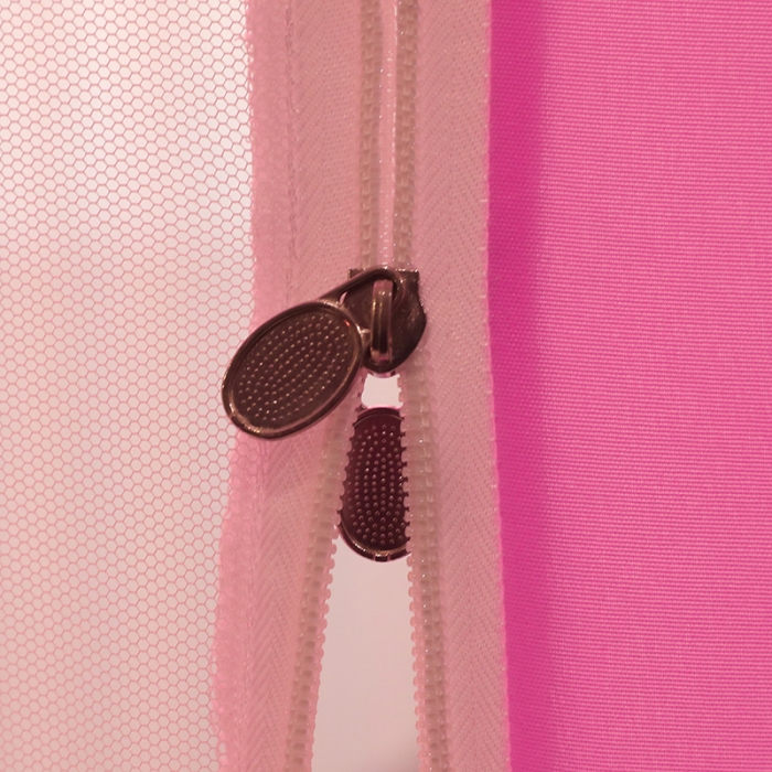 91家纺网 家纺一手货源 找家纺 千逸虹 2024新款防尘坐床回底蚊帐 优梦-魅粉