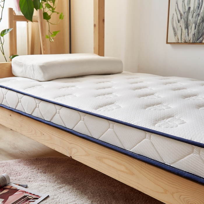 91家纺网 家纺一手货源 找家纺 （总）祁恋婷 2023新款针织棉提花立体乳胶学生床垫【床垫遮盖物】