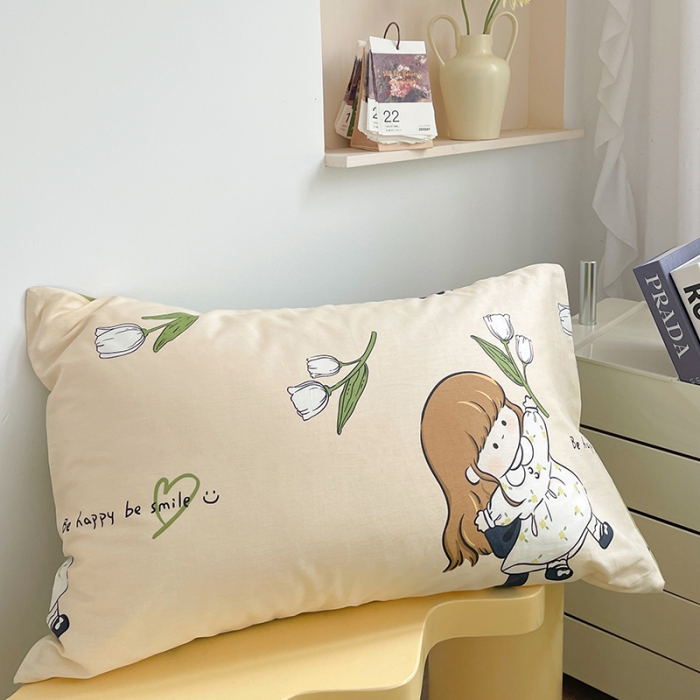 91家纺网 家纺一手货源 找家纺 呗旺鹿 2023新款13372全棉纯棉印花四件套直播款 欧尼酱