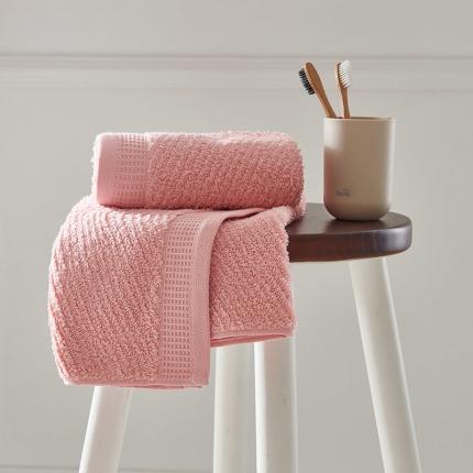 91家纺网 家纺一手货源 找家纺 安力森/诚臻酒店用品 2023新款维纳斯毛巾35*78 粉红色