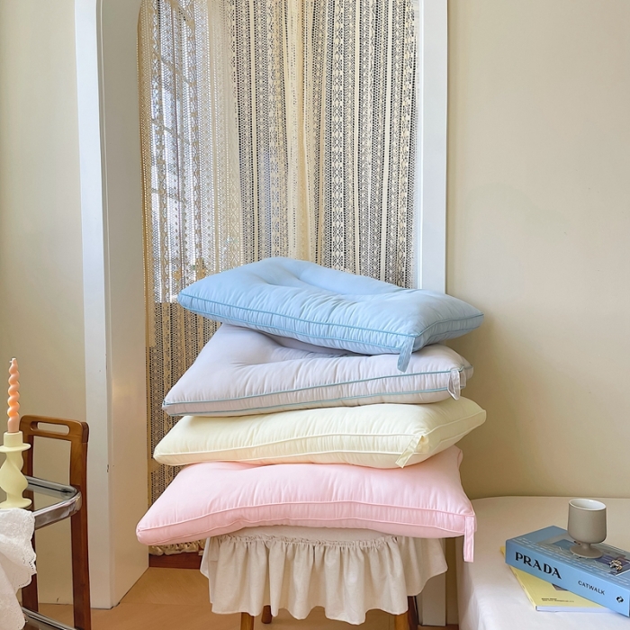 91家纺网 家纺一手货源 找家纺 （总）伟邦 2023新款马卡龙水洗护颈枕