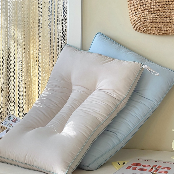 91家纺网 家纺一手货源 找家纺 （总）伟邦 2023新款马卡龙水洗护颈枕