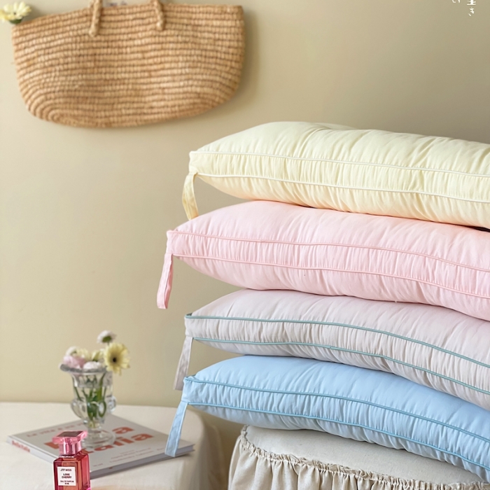 91家纺网 家纺一手货源 找家纺 （总）伟邦 2023新款马卡龙水洗护颈枕