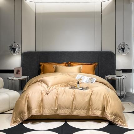 91家纺网 家纺一手货源 找家纺 （总）798 2023新款贡缎长绒棉提花四件套