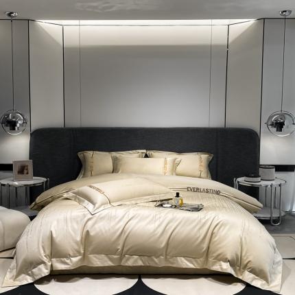 91家纺网 家纺一手货源 找家纺 （总）798 2023新款贡缎长绒棉提花四件套