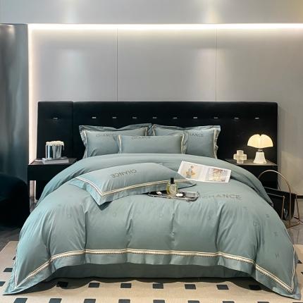 91家纺网 家纺一手货源 找家纺 （总）798 2023新款贡缎长绒棉提花四件套