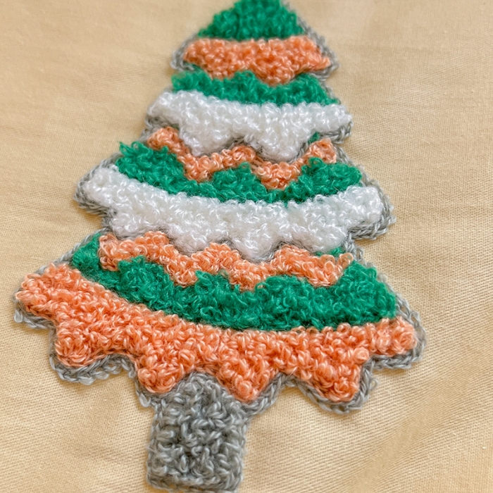 91家纺网 家纺一手货源 找家纺 丽涵家纺 2024春夏新品全棉毛巾绣四件套（内含买家秀） 圣诞树