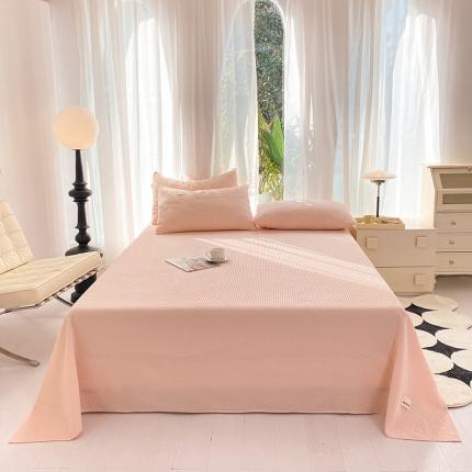 91家纺网 家纺一手货源 找家纺 (总) 眠博士 2023新款全棉华夫格床单三件套