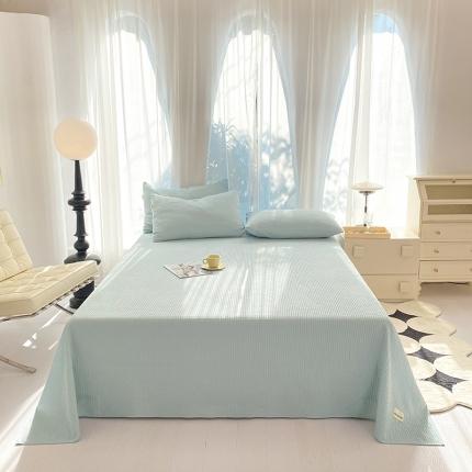 91家纺网 家纺一手货源 找家纺 (总) 眠博士 2023新款全棉华夫格床单三件套