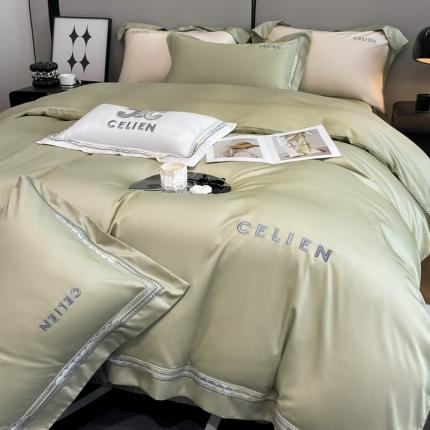 91家纺网 家纺一手货源 找家纺 （总）618家纺 2023新款100支长绒棉全棉纯棉四件套-赛纳系列