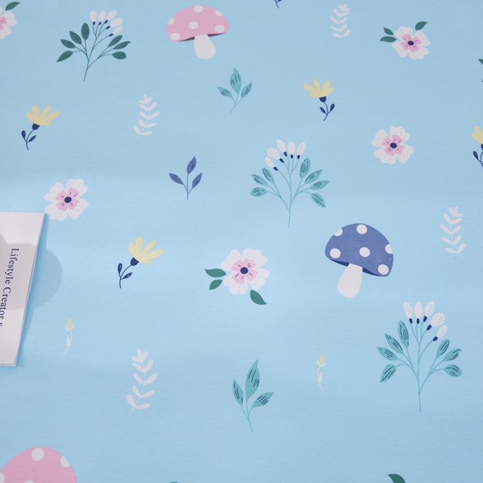 91家纺网 家纺一手货源 找家纺 棉乐町 2025新款加厚全棉床笠 春意盎然