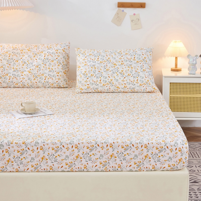 91家纺网 家纺一手货源 找家纺 棉乐町 2025新款加厚全棉床笠 金莎