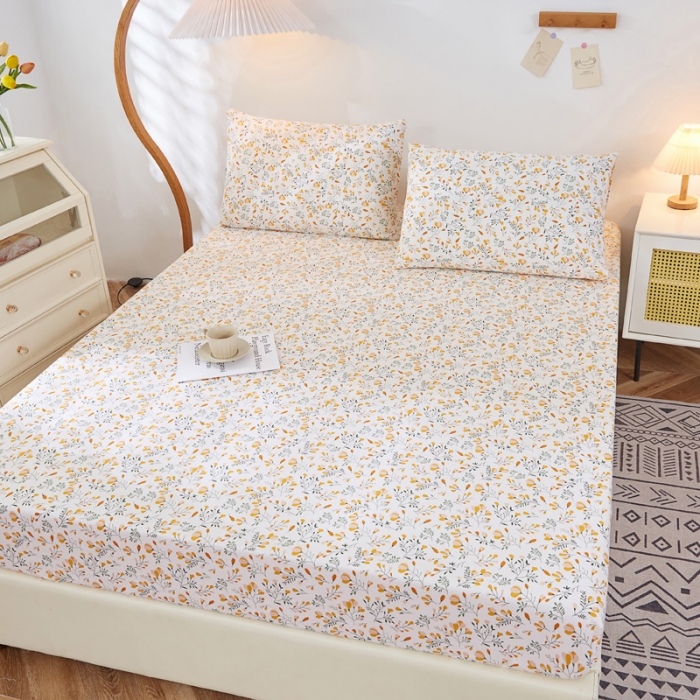 91家纺网 家纺一手货源 找家纺 棉乐町 2025新款加厚全棉床笠 金莎