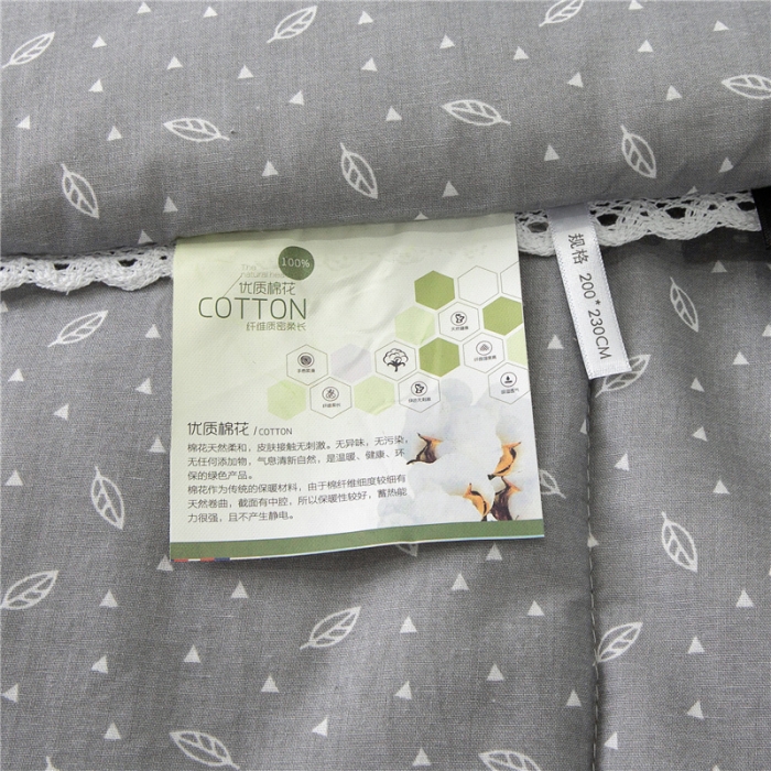 91家纺网 家纺一手货源 找家纺 首爱家纺 2025新款全棉棉花夏凉被纯棉夏被空调被子 素叶