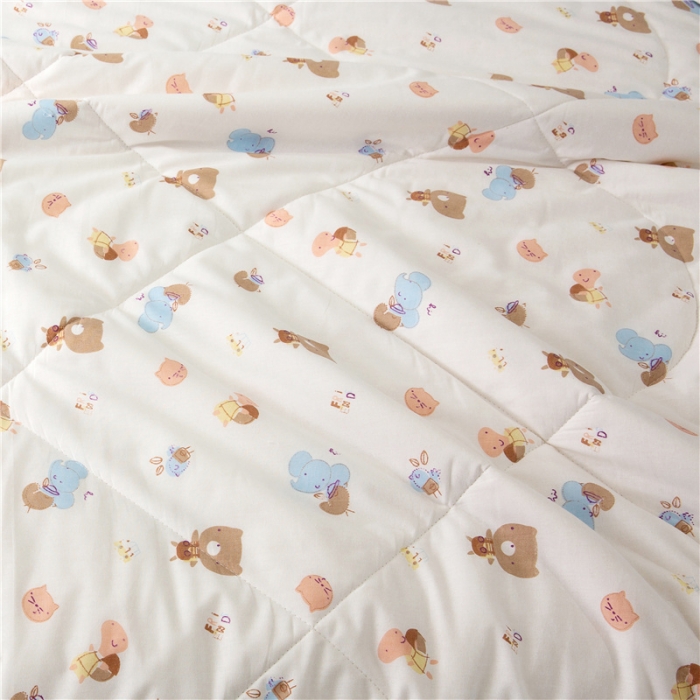 91家纺网 家纺一手货源 找家纺 首爱家纺 2025新款全棉棉花夏凉被纯棉夏被空调被子 童乐园