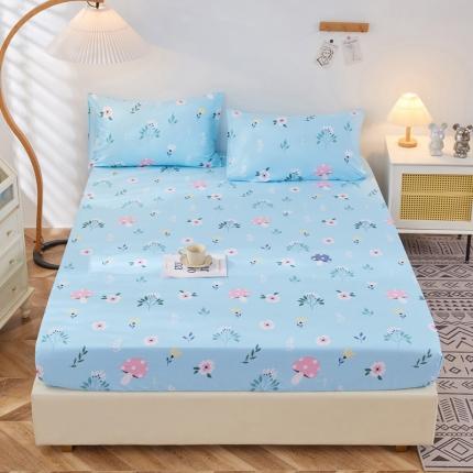 91家纺网 家纺一手货源 找家纺 首爱家纺 2025新款加厚全棉床笠床垫席梦思保护套 春意盎然