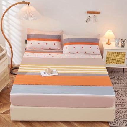 91家纺网 家纺一手货源 找家纺 首爱家纺 2025新款加厚全棉床笠床垫席梦思保护套 漫步时光