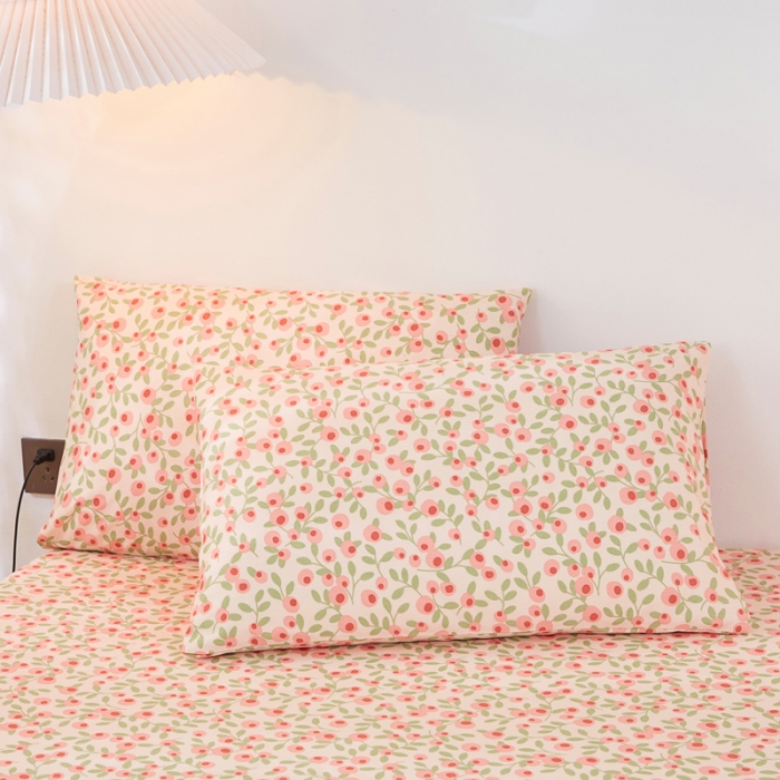 91家纺网 家纺一手货源 找家纺 首爱家纺 2025新款加厚全棉床笠床垫席梦思保护套 浅夏