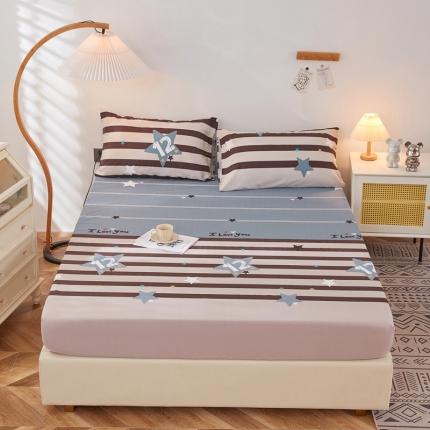 91家纺网 家纺一手货源 找家纺 首爱家纺 2025新款加厚全棉床笠床垫席梦思保护套 星愿