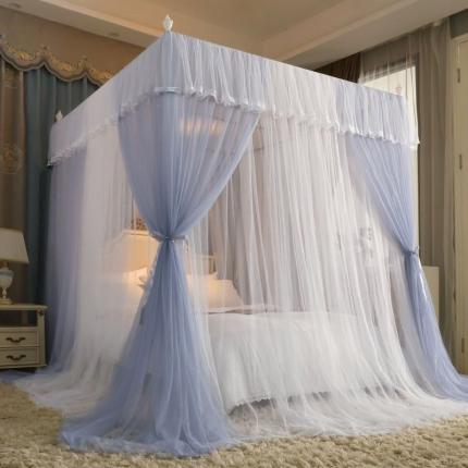 91家纺网 家纺一手货源 找家纺 （总）雪姿 2023新款双层纱落地蚊帐-典雅系列