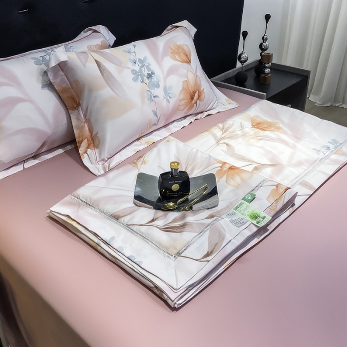 91家纺网 家纺一手货源 找家纺 娇逸家居 2024新款40天丝莫代尔镂空款夏凉被 琳琅