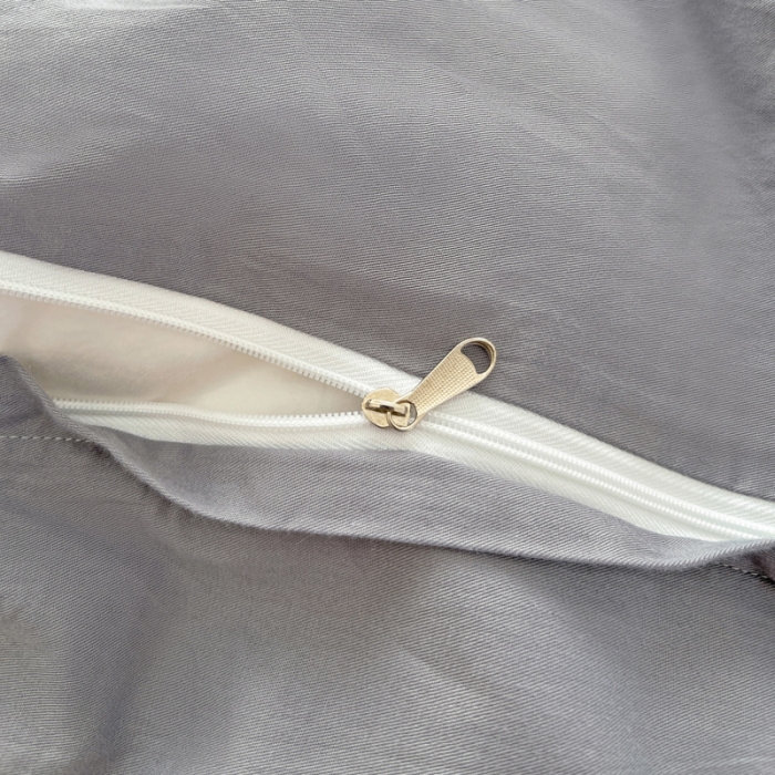 91家纺网 家纺一手货源 找家纺 娜娜 2023新款全棉水洗棉华夫格四件套 华夫格-月光灰